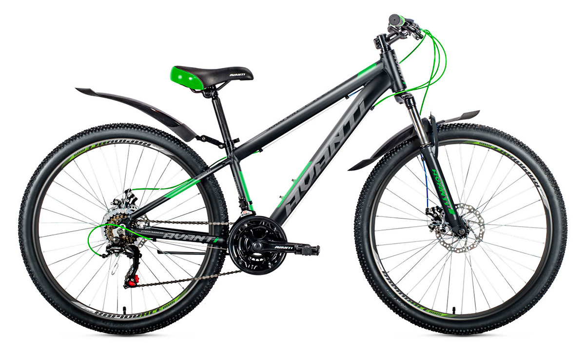 Велосипед Avanti PREMIER 26" 2021, размер М, серо-зеленый